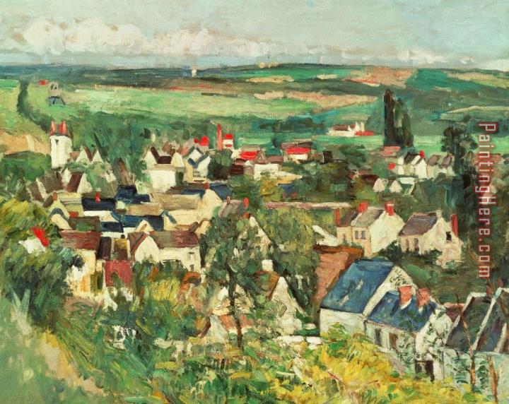 Paul Cezanne View Of Auvers From Above
